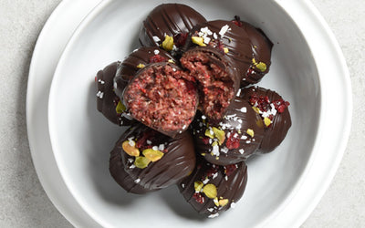 Raspberry Protein Bites