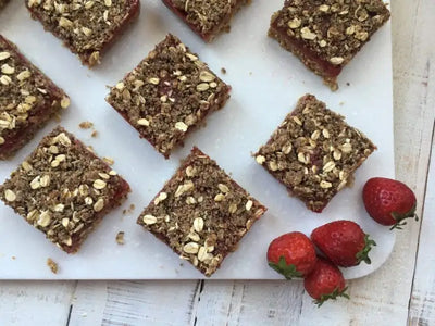 Strawberry Almond Bars