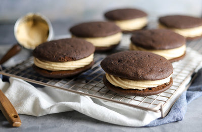 Chocolate Peanut Butter Whoopie Pies