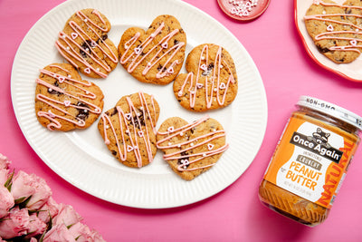 Peanut Butter Cookies with Chipped Chocolate & Sea Salt