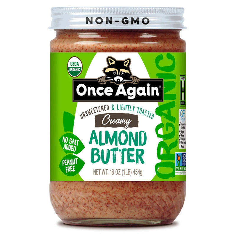 Once Again Almond Butter Creamy Organic Almond Butter - Lightly Toasted