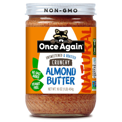 Once Again Almond Butter Crunchy Natural Almond Butter - Roasted