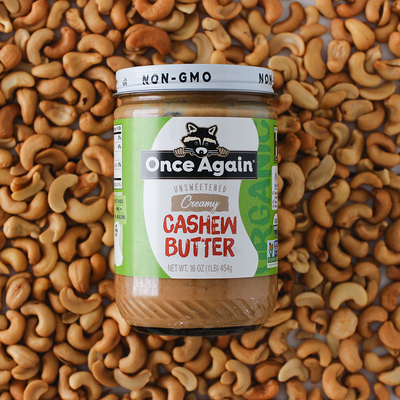 Once Again Cashew Butter Organic Cashew Butter - Unsweetened - 16 oz