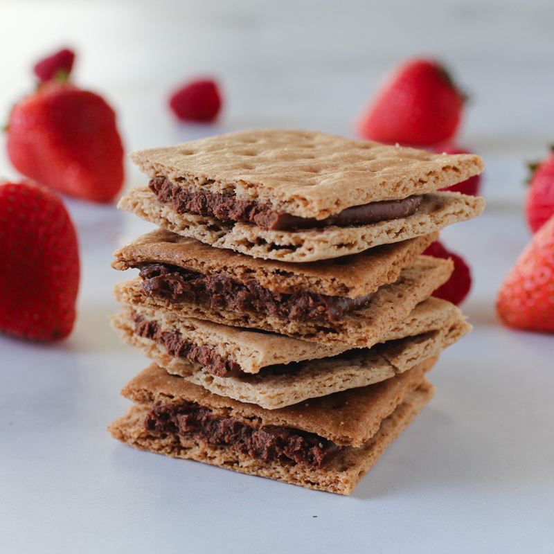 Once Again Crackers Box of 8 Chocolate & Peanut Butter Graham Sandwiches