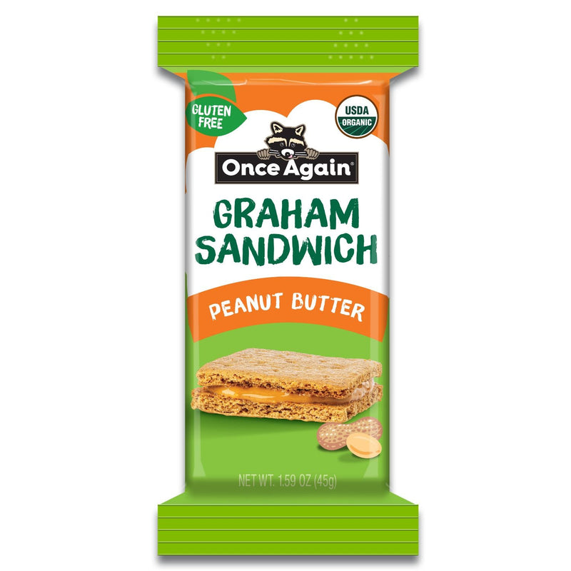 Once Again Crackers Box of 8 Peanut Butter Graham Cracker Sandwiches