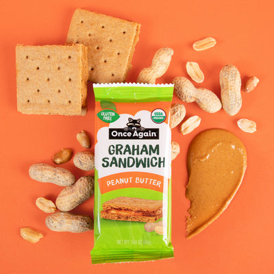 Once Again Crackers Box of 8 Peanut Butter Graham Sandwiches