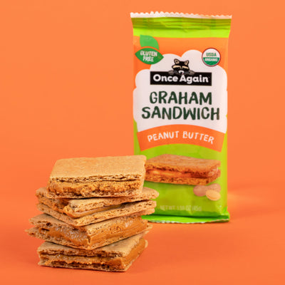 Once Again Crackers Box of 8 Peanut Butter Graham Sandwiches