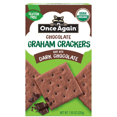 Once Again Graham Crackers Dark Chocolate Graham Crackers