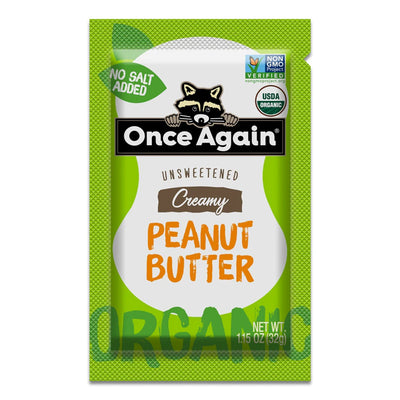 Once Again Peanut Butter 1.15oz Squeeze Pack / Box of 10 Peanut Butter Squeeze Packs, 10 Count