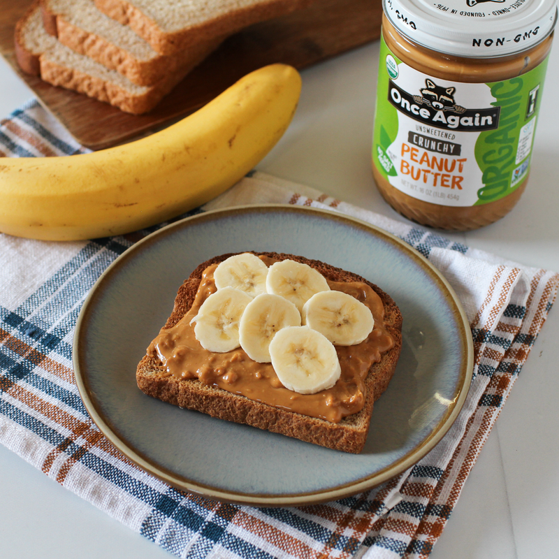 Once Again Peanut Butter 35 lbs Bucket / Each Crunchy Organic Peanut Butter Bucket - Salt Free - 35 lbs