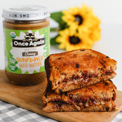 Once Again Sunflower Butter Organic Sunflower Butter - Salt Free, Unsweetened - Peanut Free - 16 oz